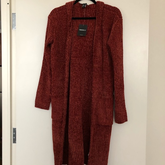 ✨HP! Ribbed Knit Longline Chenille Cardigan - Picture 5 of 5